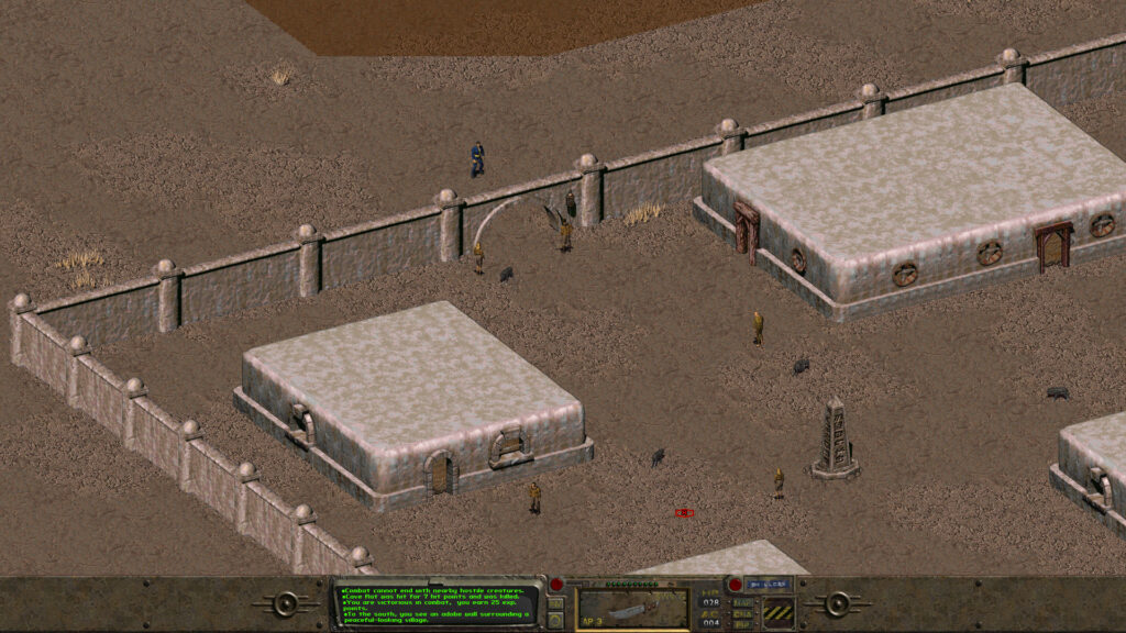 폴아웃 1 Fallout 게임 화면
